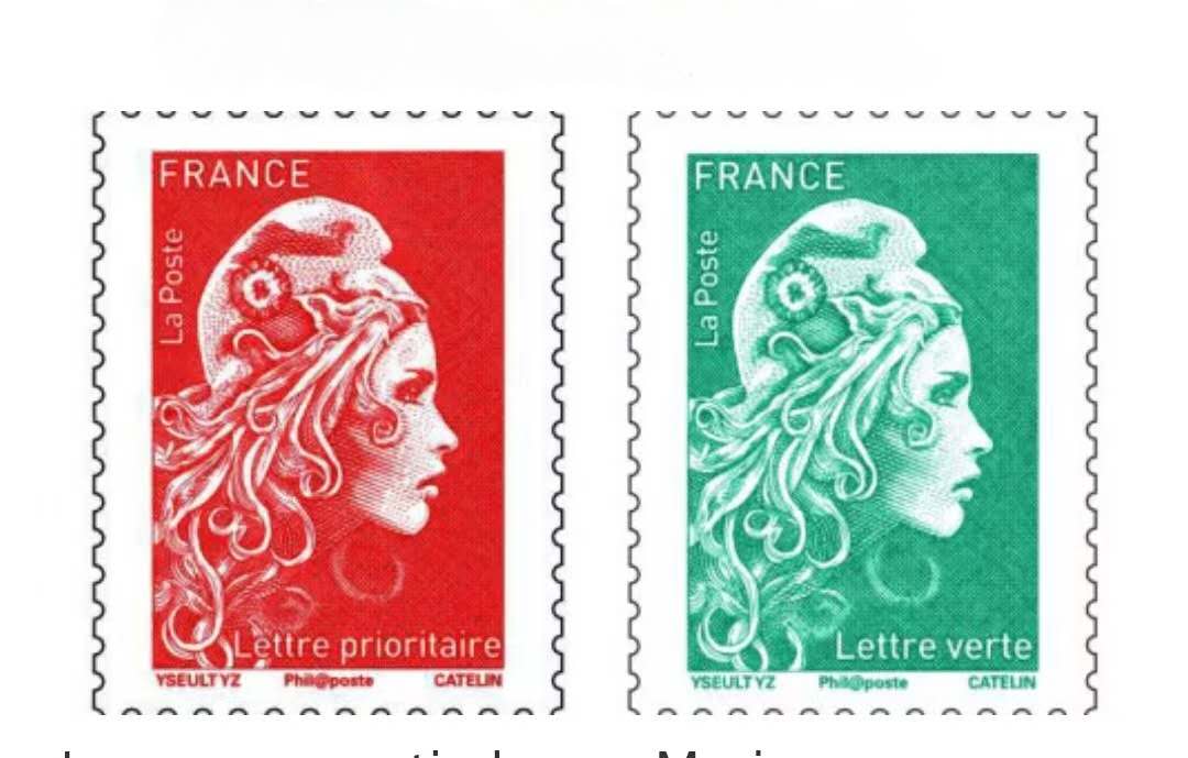 法国邮票上那个女人头像是谁？