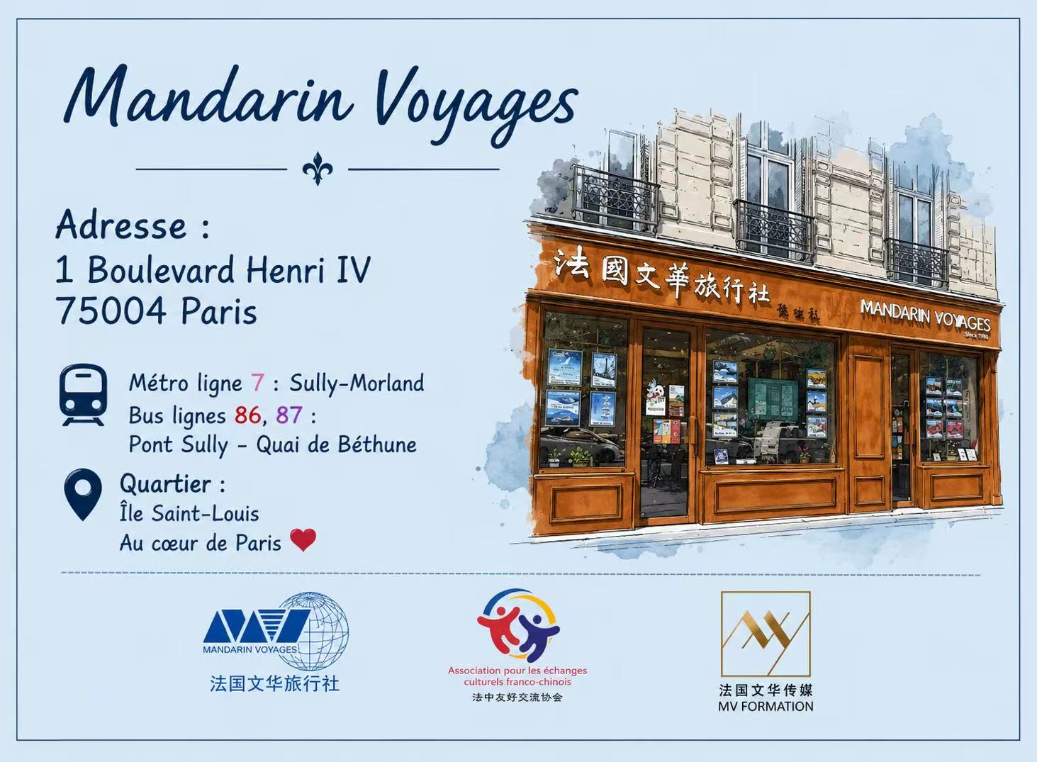 Mandarin voyages